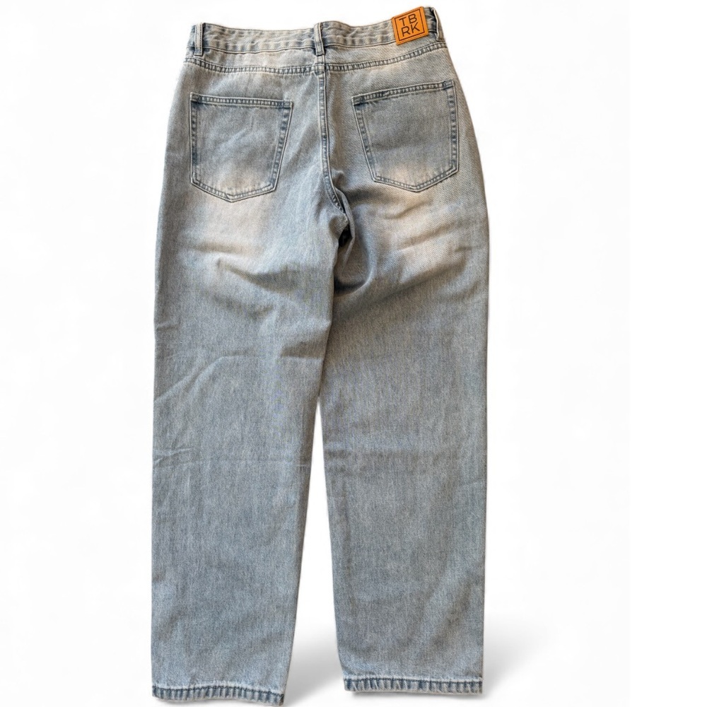 Torn by Ronny Kobo Crystal Embellished Cutout Straight Leg Jeans – Size 29 NWOT - Picture 3 of 4